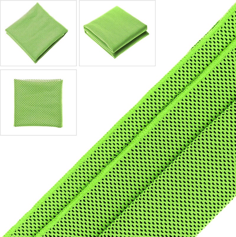 Biange Cooling Towels (40"x 12", Pack of 10) for Neck and Face, Cold Towel for Hot Weather, Sports, Workout, Fitness, Gym, Yoga, Golf, Pilates, Travel, Camping & More - Image 3